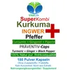 Kurkuma Ingwer + Pfeffer 180 Pulver Kapseln SuperKombi Produktbild-Vorschau 2