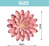 Wanddeko aus Metall: Blumen, 12 Zoll, für Wohnzimmer, Produktbild-Vorschau 2