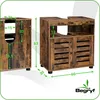 BEGRYF Unterschrank für Waschbecken 60x30x63 cm dunkelbraun Produktbild-Vorschau 3