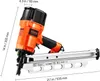 VEVOR Druckluftnagler, 50 bis 90 mm, 21-Grad-Rundkopf mit Produktbild-Vorschau 8