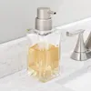 mDesign Seifenspender Pumpseifenspender eckig Glas 414 ml Produktbild-Vorschau 3