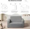 CAVEEN Sofa dziecięca 2 w 1, rozkładana sofa dziecięca, Podgląd zdjęcia produktu 8