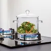 Glastopf Hitzebeständig,Glaskochtopf,mit Deckel 1,9L Produktbild-Vorschau 5