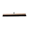 A broom head with a wooden handle and metal attachment point, isolated on a white background. Anteprima dell’immagine prodotto