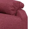 vidaXL Fauteuil relax électrique vin rouge tissu Voir les images du produit 9