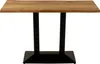 Bistrotisch Baumkante massiv 120 x 60 cm Akazie naturfarben Produktbild-Vorschau 2