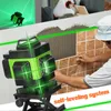 4D laserová vodováha s 16 čarami - samonivelační, USB Náhled obrázku produktu 6