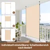 LEADZM Senkrechtmarkise Klemmmarkise 150x270x(210-310) cm Produktbild-Vorschau 6