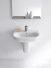 DURAVIT D-Code Waschtisch, ohne Spezialglasur, Hahnloch: Produktbild-Vorschau 4