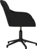 vidaXL Kancelářská židle otočná černá sametová Náhled obrázku produktu 4