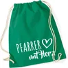 Huuraa Turnbeutel Pfarrer mit Herz 12 Liter Kelly Green Produktbild-Vorschau 1