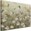 Leinwandbild Abstrakte Schmetterlinge auf einer Wiese 60x40 Produktbild-Vorschau 1