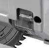 A close-up view of a circular saw blade and part of its housing. Produktbild-Vorschau