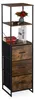 Relaxdays Vintage Regal, 3 Schubladen, 3 Ablagen, Produktbild-Vorschau 11