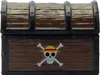 A treasure chest shaped cookie tin with the One Piece Jolly Roger logo on the front. Anteprima dell’immagine prodotto