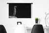 MuchoWow® Wandteppich Wandbehang Erdmännchen für schwarzen Produktbild-Vorschau 4