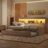 MODFU Kinderbett Daybett Schlafsofa Ausziehbett 90×200cm Produktbild-Vorschau 3