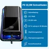 Powerbank, 20000mAh Externer Akku, PD 22,5W Schnellladen, Produktbild-Vorschau 4