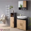 Midischrank Vicco Irma Goldkraft Eiche/Anthrazit 30 x 95 Produktbild-Vorschau 5