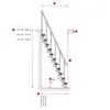 DOLLE Raumspartreppe Mittelholmtreppe Atlanta anthrazit Produktbild-Vorschau 9