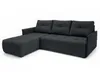 AX LIVING Ecksofa Damascus Schwarz mit Schlaffunktion Produktbild-Vorschau 3