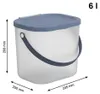 Rotho Waschmittelbehälter Albula 6 l horizon blue Produktbild-Vorschau 4