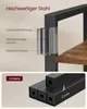 Vasagle LLS062B01, zwart, natuurhout, 6 planken, staal, Productafbeelding-voorbeeld 12