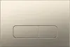 Drückerplatte Brushed Nickel aus ABS Kompatibel zu Geberit Produktbild-Vorschau 1