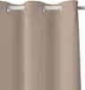 Home Elements Dimout-Vorhänge Taupe, 2er-Set, je 140 × 245 Produktbild-Vorschau 2