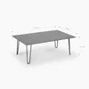 janEven Couchtisch FlairLine Lichtgrau Rechteckig Hairpin Produktbild-Vorschau 2