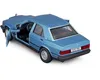 A blue Mercedes 190E model car with its doors open, displayed on a white background. Náhled obrázku produktu
