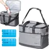 Thermotasche 29 L Groß Kühltasche mit 2 Kühleinsätzen ideal Produktbild-Vorschau 1