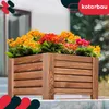 KOTARBAU® Blumenkasten 38x38x30cm Pflanzkasten mit Vlies Produktbild-Vorschau 4