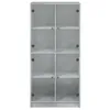 Highboard mit Türen Betongrau 68x37x142 cm Holzwerkstoff Produktbild-Vorschau 7