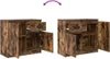 vidaXL Kredens z szufladą dąb wędzony 71x35x65 cm materiał Podgląd zdjęcia produktu 8