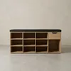 Botník s sedákem KADO, 104 x 50 x 30 cm, hnědá Náhled obrázku produktu 4