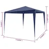 vidaXL Tente de réception 3x3 m bleue Voir les images du produit 5