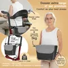 Déambulateur pliable et léger ELONEO en carbone avec siège, Voir les images du produit 7