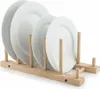 Holzständer für Teller, Abtropfhalter, Griff, Buche Produktbild-Vorschau 2