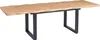 Esstisch Baumkante Holz Wildeiche-Optik 180(260) x 90 Produktbild-Vorschau 1