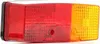 A rectangular vehicle tail light with red and yellow sections, shown against a white background. Anteprima dell’immagine prodotto