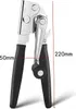 A can opener with dimensions indicated. Voir les images du produit