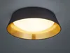 TRIO LED-Deckenleuchte LB25 Stoff schwarz 18W 1700lm 3000K Produktbild-Vorschau 1