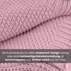 Kuscheldecke Strick OEKO-TEX 140x190 rosa - warme weiche Produktbild-Vorschau 5
