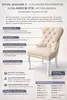 Krzesło Chesterfield Madame 2 (2 sztuki) - eleganckie Podgląd zdjęcia produktu 9