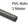 5 Stück PVC Rohr 1m lang = 5m, Ø40mm außen in grau als Produktbild-Vorschau 2