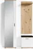 byLIVING Hochschrank Jakob, 49x196x30 cm, Melamin weiß mit Produktbild-Vorschau 8