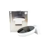 A product box and the solar wall light it contains, presented on a white background. Produktbild-Vorschau