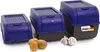Novaliv Gemüsebox Set marineblau Kartoffel Aufbewahrungsbox Produktbild-Vorschau 1