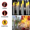 12 LED Kerzen mit  Flammenlose Flackernde Teelichter 12 Produktbild-Vorschau 3